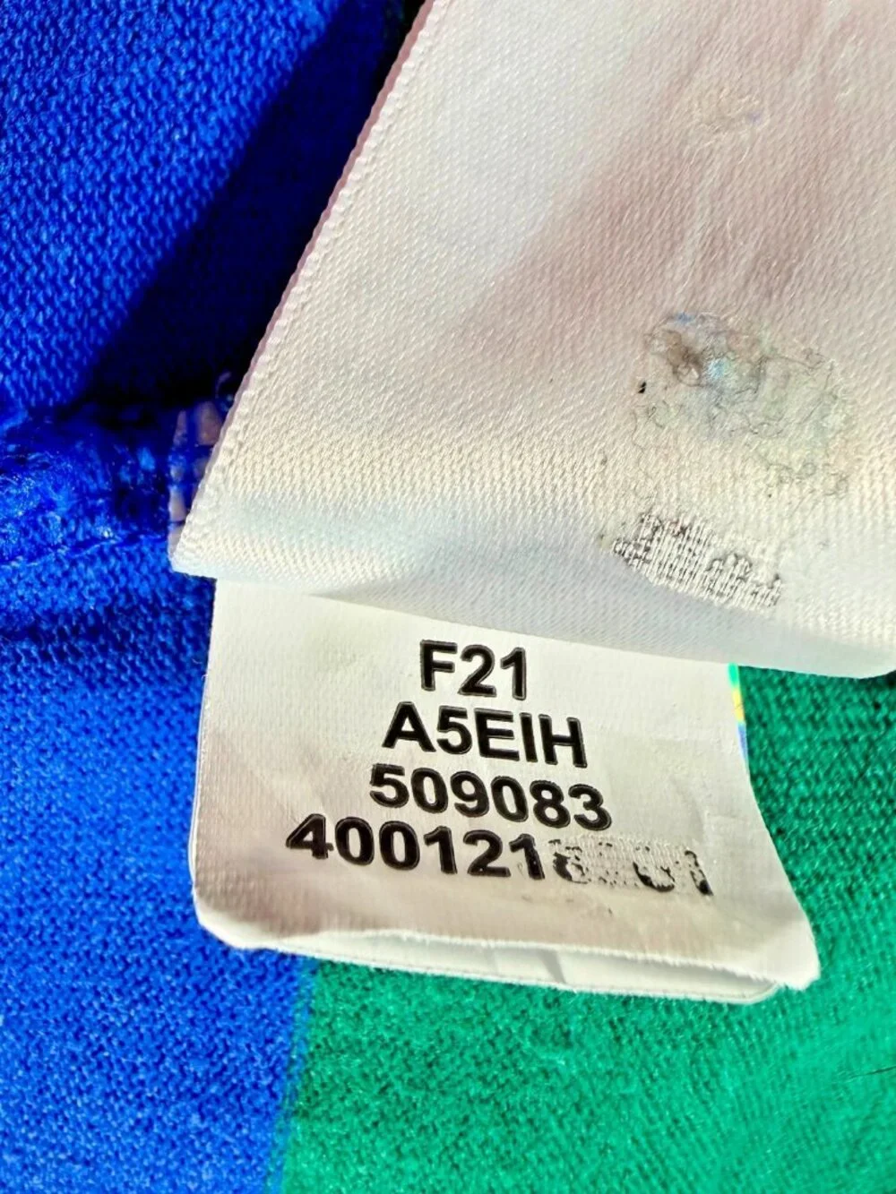 The North Face Rugby Shirt Mens L Blue Green Stripe Long Sleeve Logo Cotton